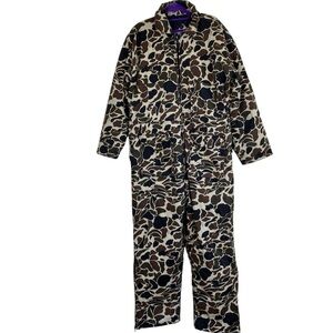 Northwest Territory Conceal Camo Insulated Hunting Fishing Hooded Coveralls XXL